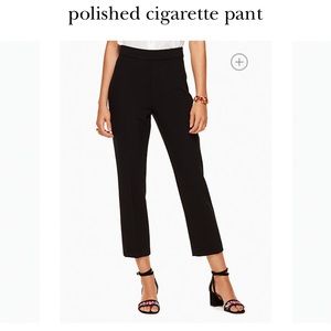 NWT KATE SPADE POLISHED CIGARETTE PANTS
